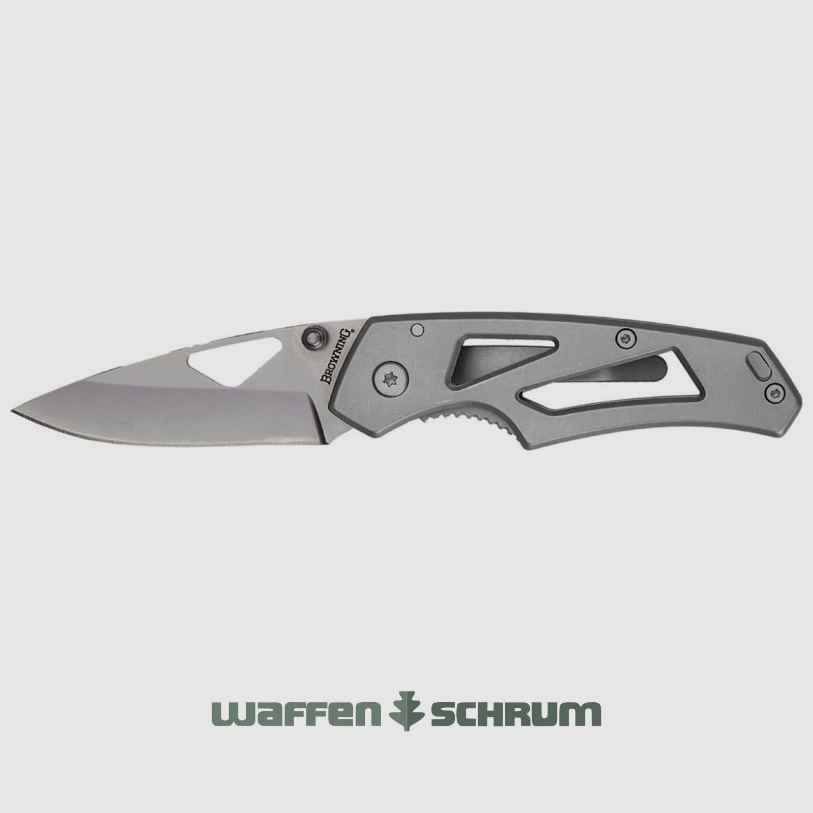Browning Folding Knife Alpha Folding Silver