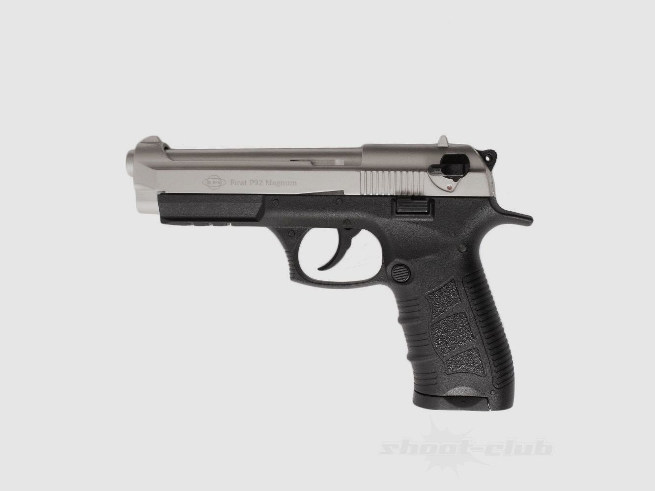 Ekol P92 Magnum Schreckschusspistole 9mm P.A.Knall Nickel