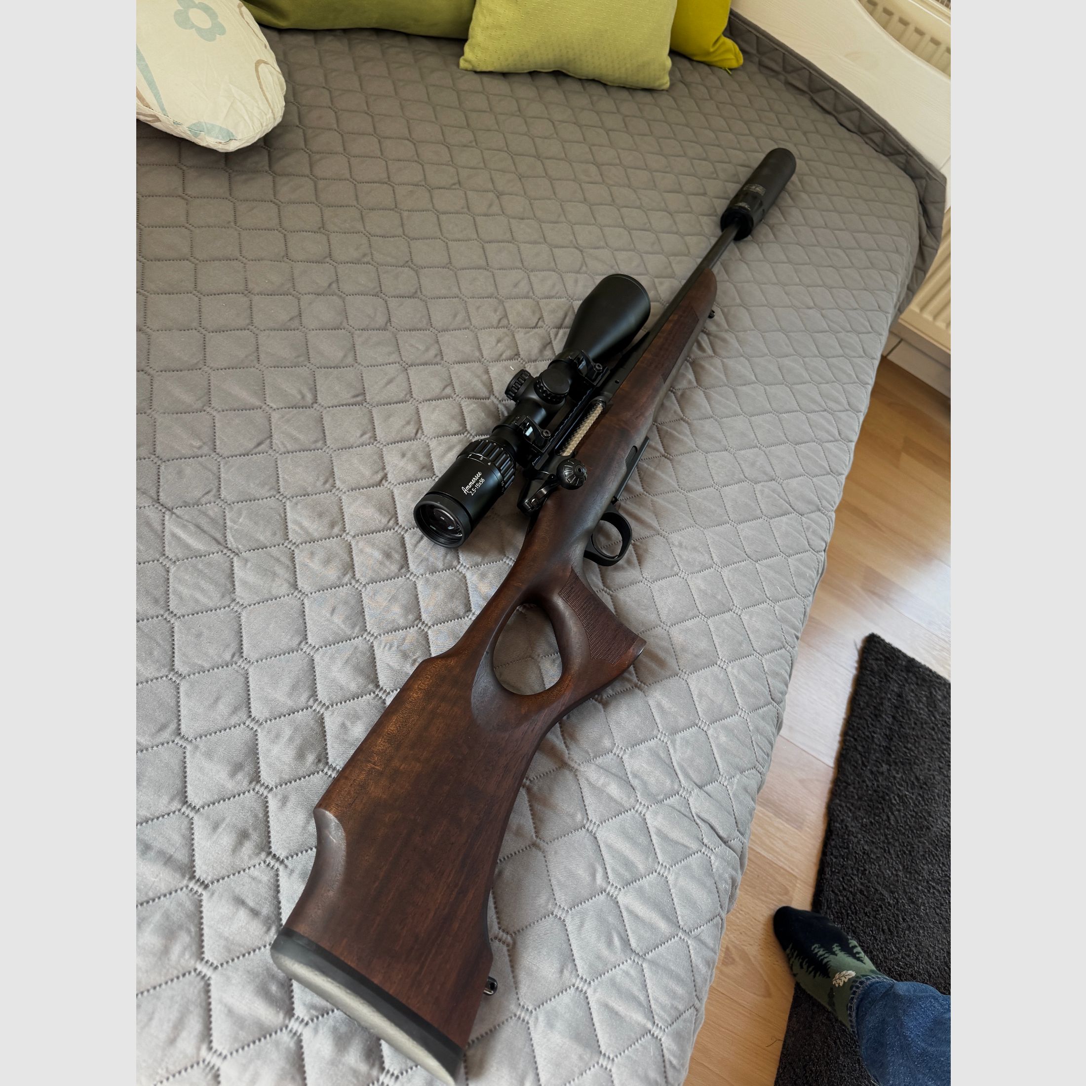 Heym SR30 - X-Lochschaft - .308 - Geradezugrepetierer - Sonnenschliff - Picatinny Schiene