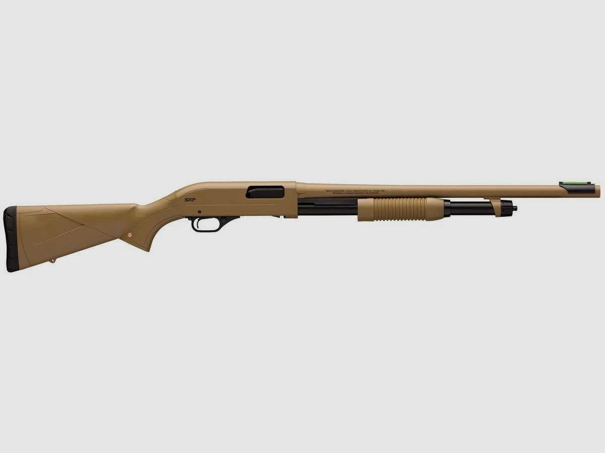 Pumpgun SXP Dark Earth Defender mit gezogenen Lauf Winchester - Kal. 12/76
