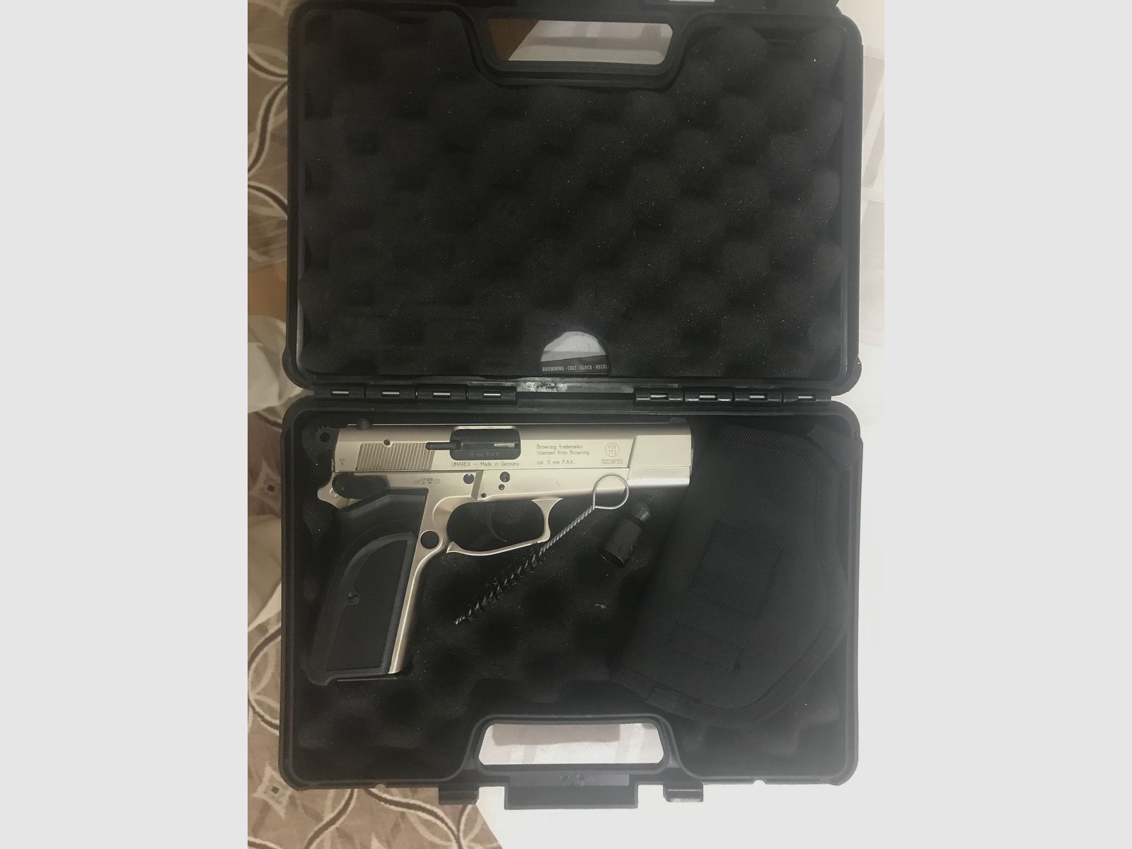 Browning GPDA 9 vernickelt, Schreckschuss cal. 9mm PAK