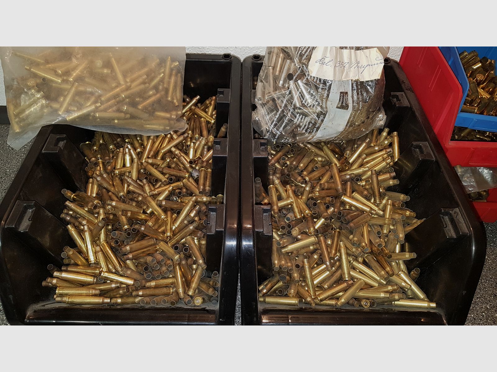 Hülsen zum Wiederladen. 223 Rem, .308 Win, .357, div S&B, Geco -+20Kg