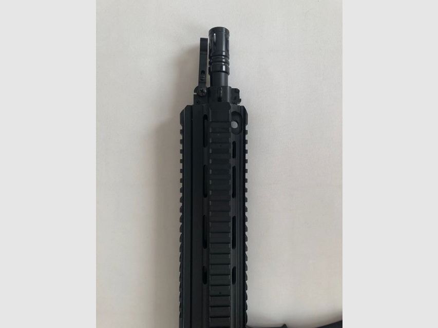 Heckler & Koch HK416C rifle de softair 6mm completamente automático incluye 2 x batería + caja original + balas 6mm