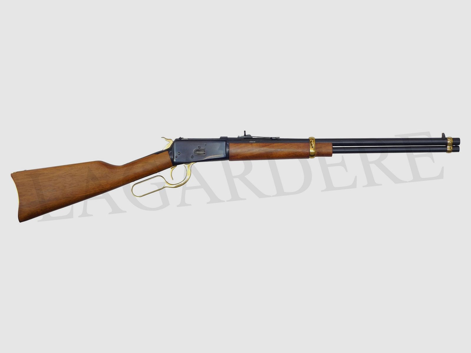 ROSSI PUMA 20" BLAU/GOLD HOLZ (UNTERHEBELREPETIERER)