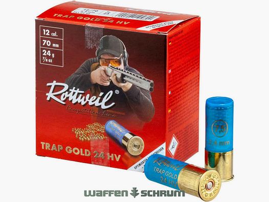 Rottweil 12/70 Gold HV Trap 24 2,4mm - 24g