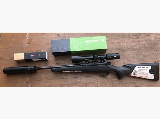 Paket: Mauser M18 .308Win 47cm-Lauf EAW Montage Meopta 3-15x50 Recknagel Schiene A-Tec H2