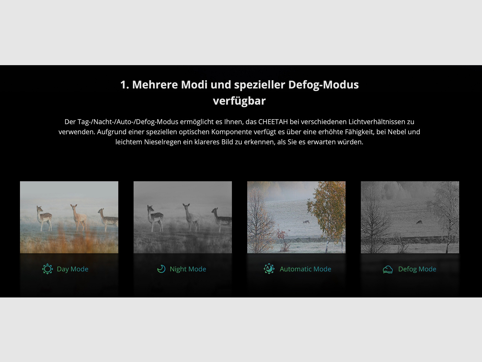 Hikmicro 50-2-076 Clip-On Cheetah C32F-N 940 nm proiettore IR integrato