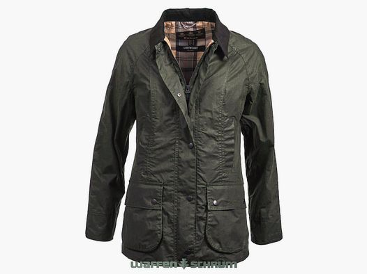 Chaqueta de cera Barbour L-WT Beadnell Archive oliva