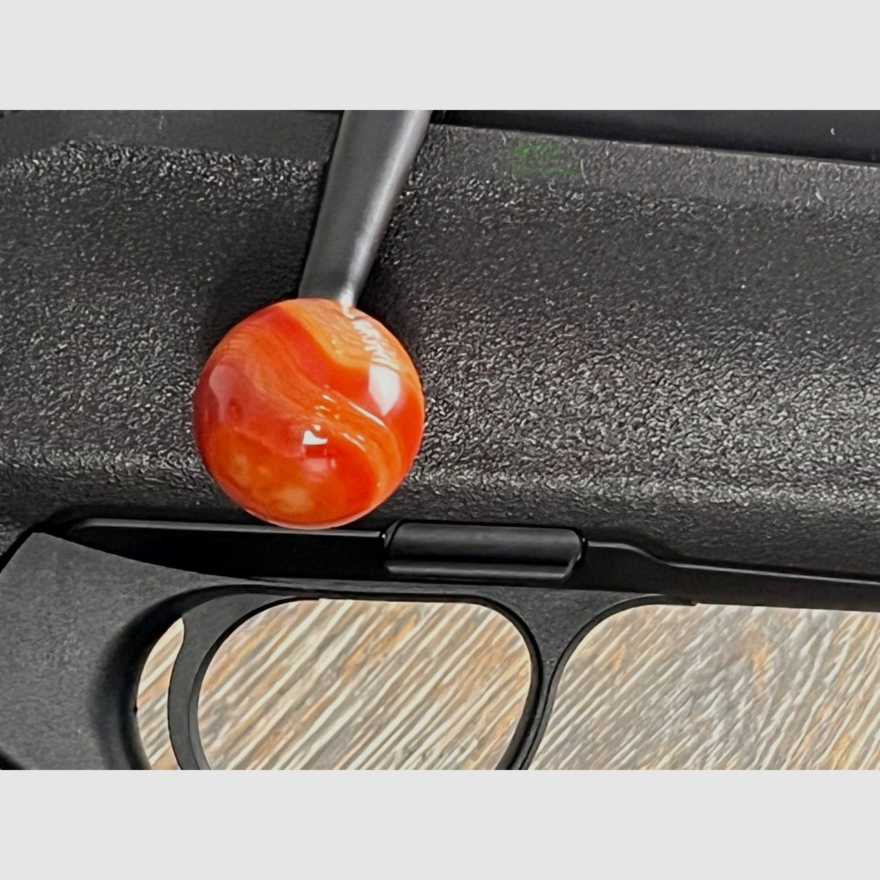 JGERSCHMUCK - Kammergriffkugel fr Blaser R8 roter Achat