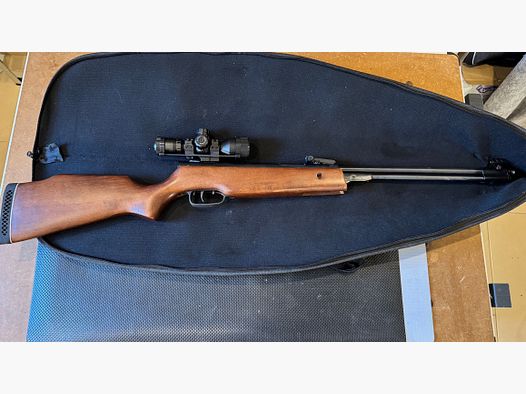 Norconia B88 Unterhebelspanner 7,5J 4,5mm inkl. Zielfernrohr 3-9 x 45