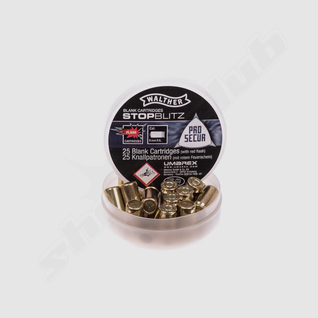 Walther Pro Walther Stop Blitz Knallpatronen 9mm P.A.K.
