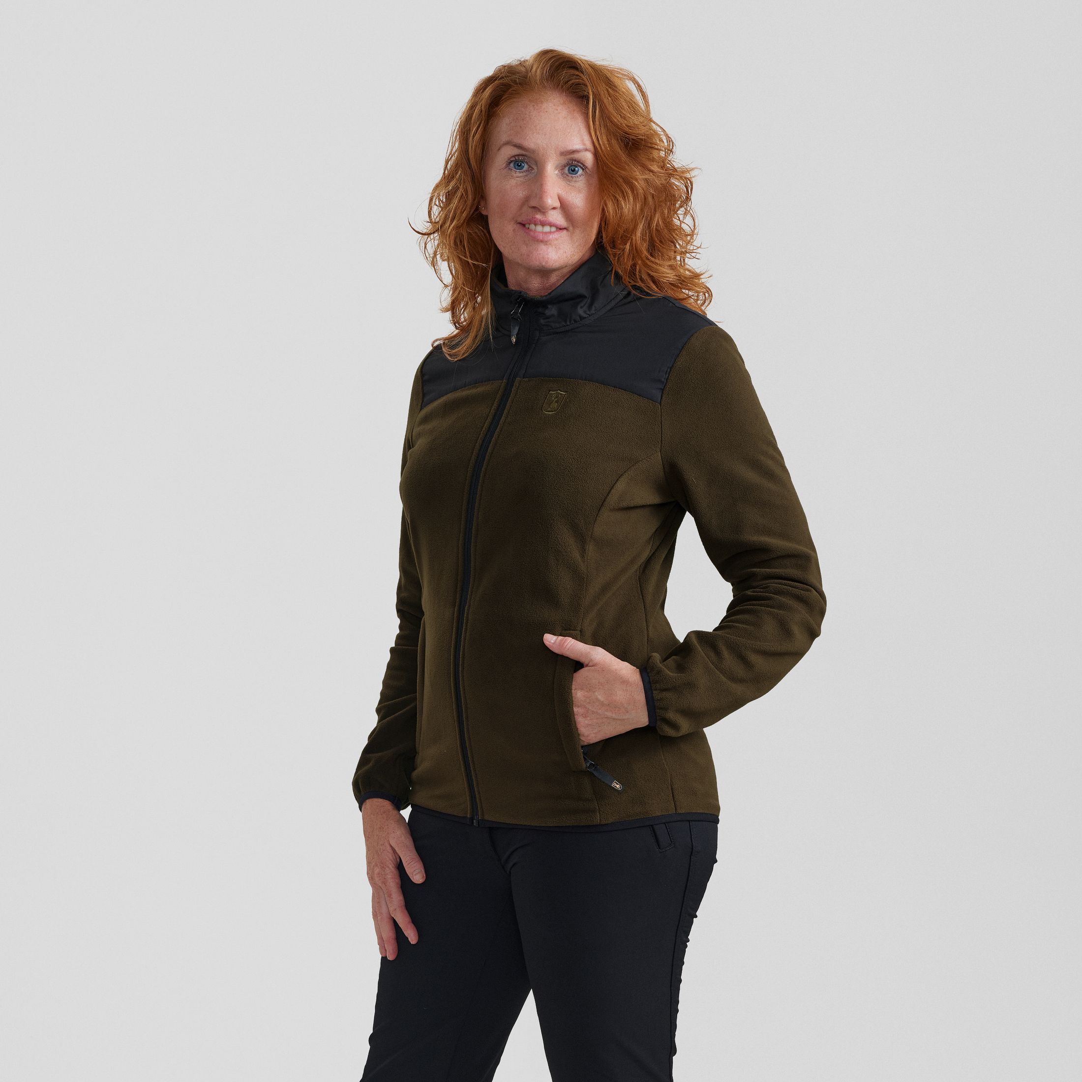 Lady Northward Fleece Jacket - Chestnut Brown - Women's Size: 46