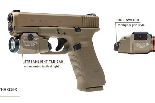 Glock – Pistole / 19X / Coyote / Visier selbstleuchtend / Kal. 9×19, Bild 3 von 3