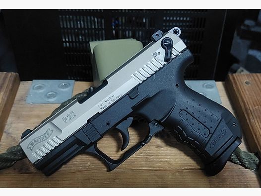 Walther P22 vernickelt (PTB 778) P 22