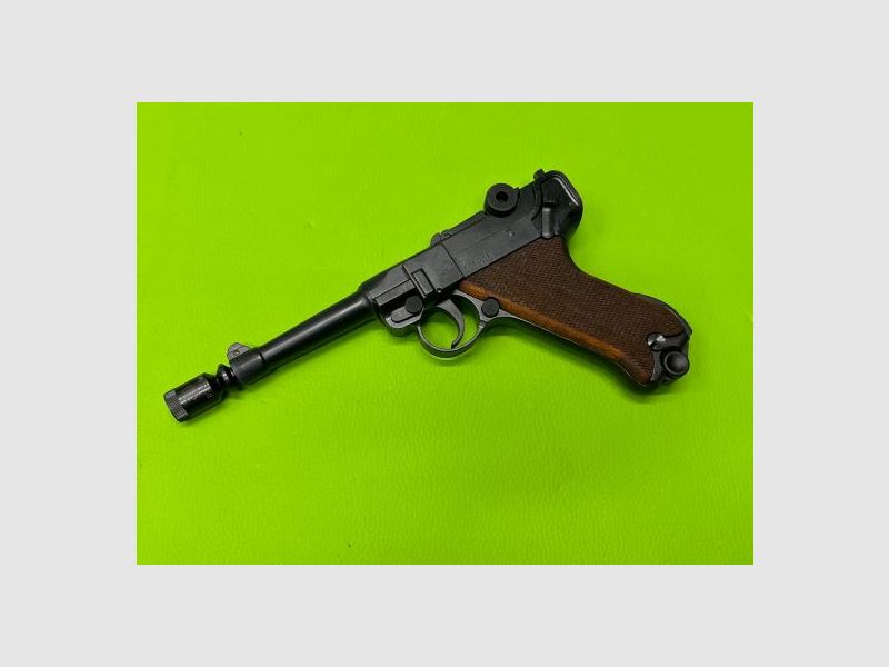 ME Mod. P 08, cal. 9 mm P.A. blank, black blued