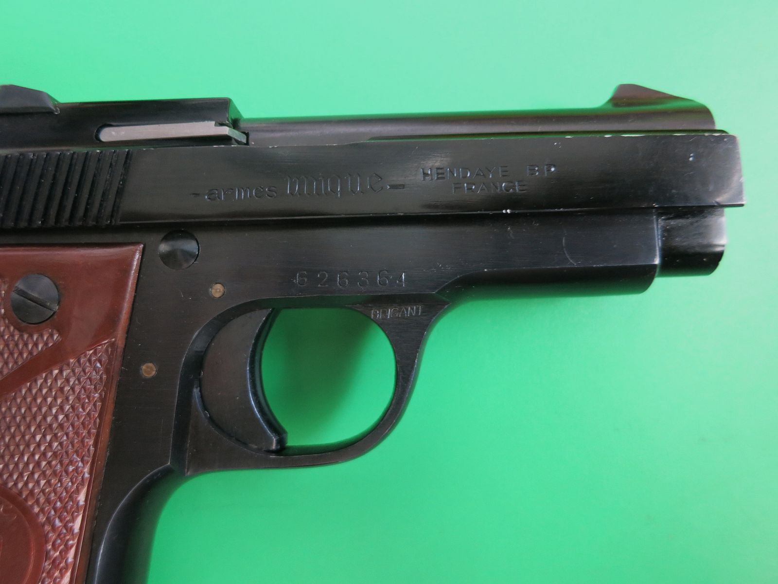 Pistola semiautomática Modelo "L" (Armes Unique MAPF), Cal. 22 lfB, Caja + Instrucciones      #60, imagen 9 de 11
