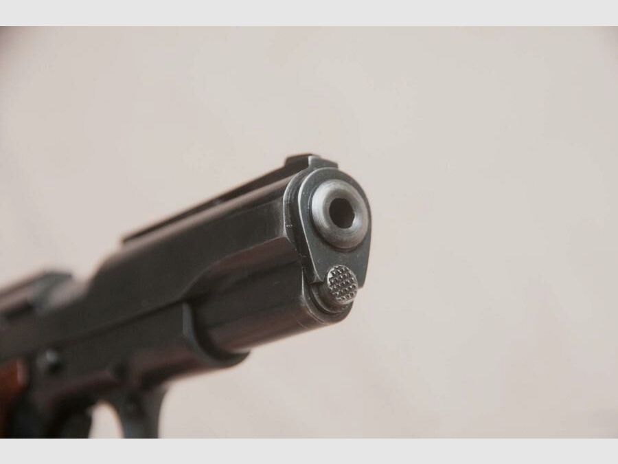 Llama 1911 Colt Miniatuur Kopie .22lfb Fanschot Verzamelaarswapen Vallenjacht KK .22lR, afbeelding 3 van 6