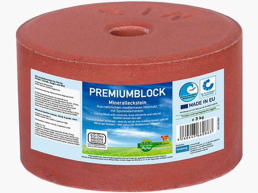 Imima Salz- und Mineralleckstein Premiumblock
