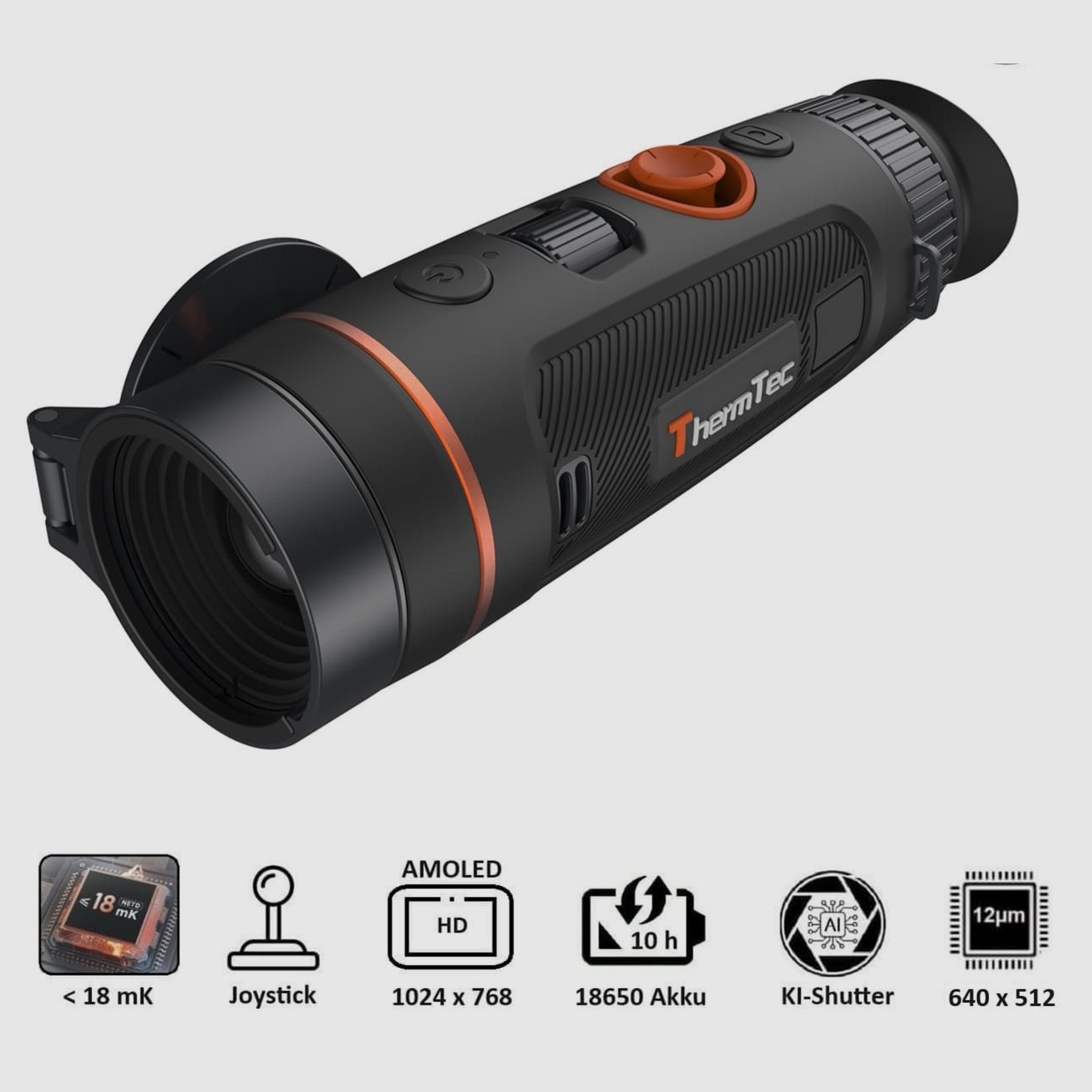 ThermTec WILD 635 35mm lens 18 mk 640x512 thermal imaging camera