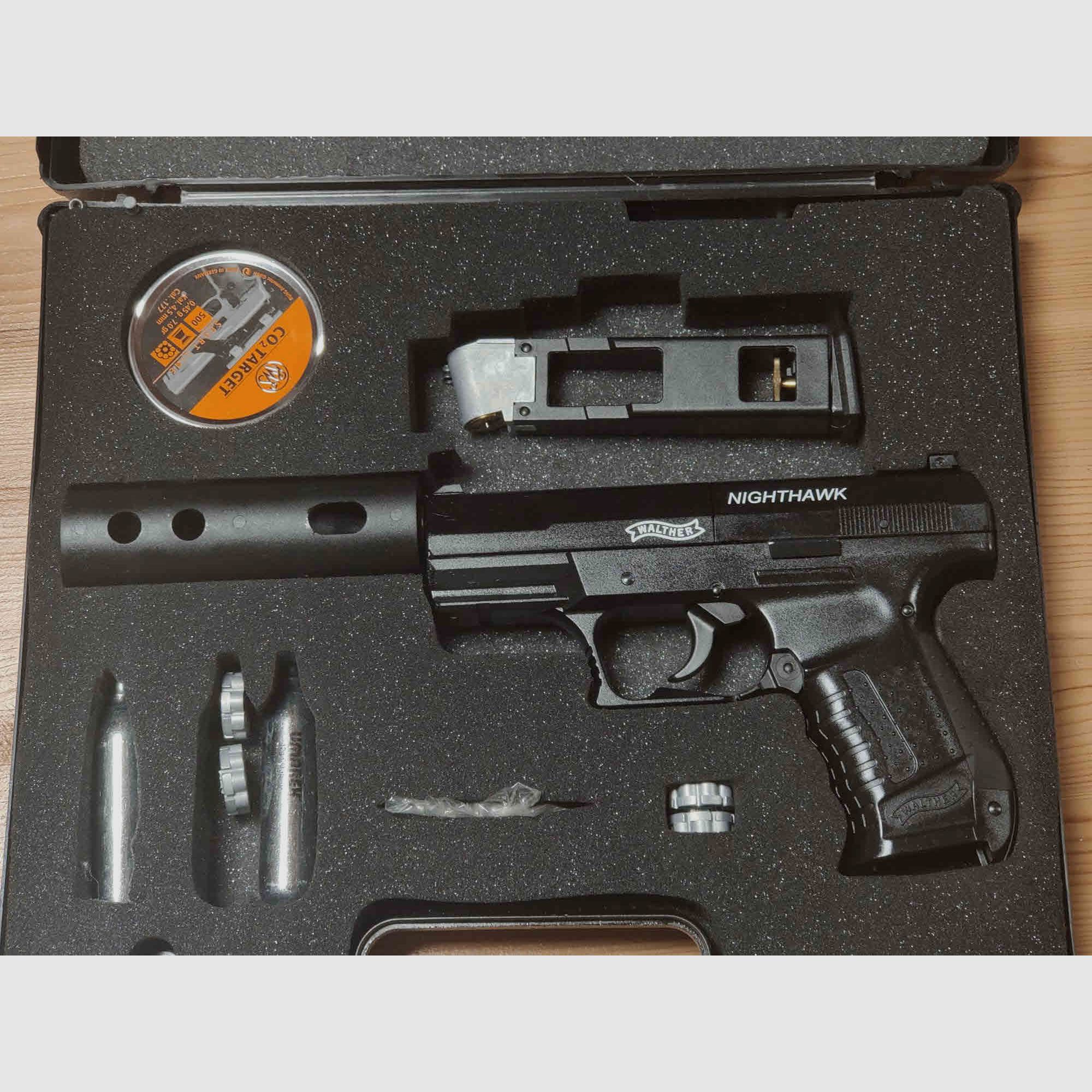 Walther NightHawk 4,5 mm (.177) Diabolo, CO₂, < 3,5 J