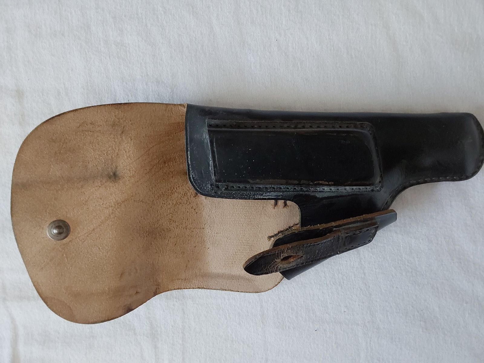 Pistolenholster Futteral Behörden Polizei 60-70er Jahre Leder
