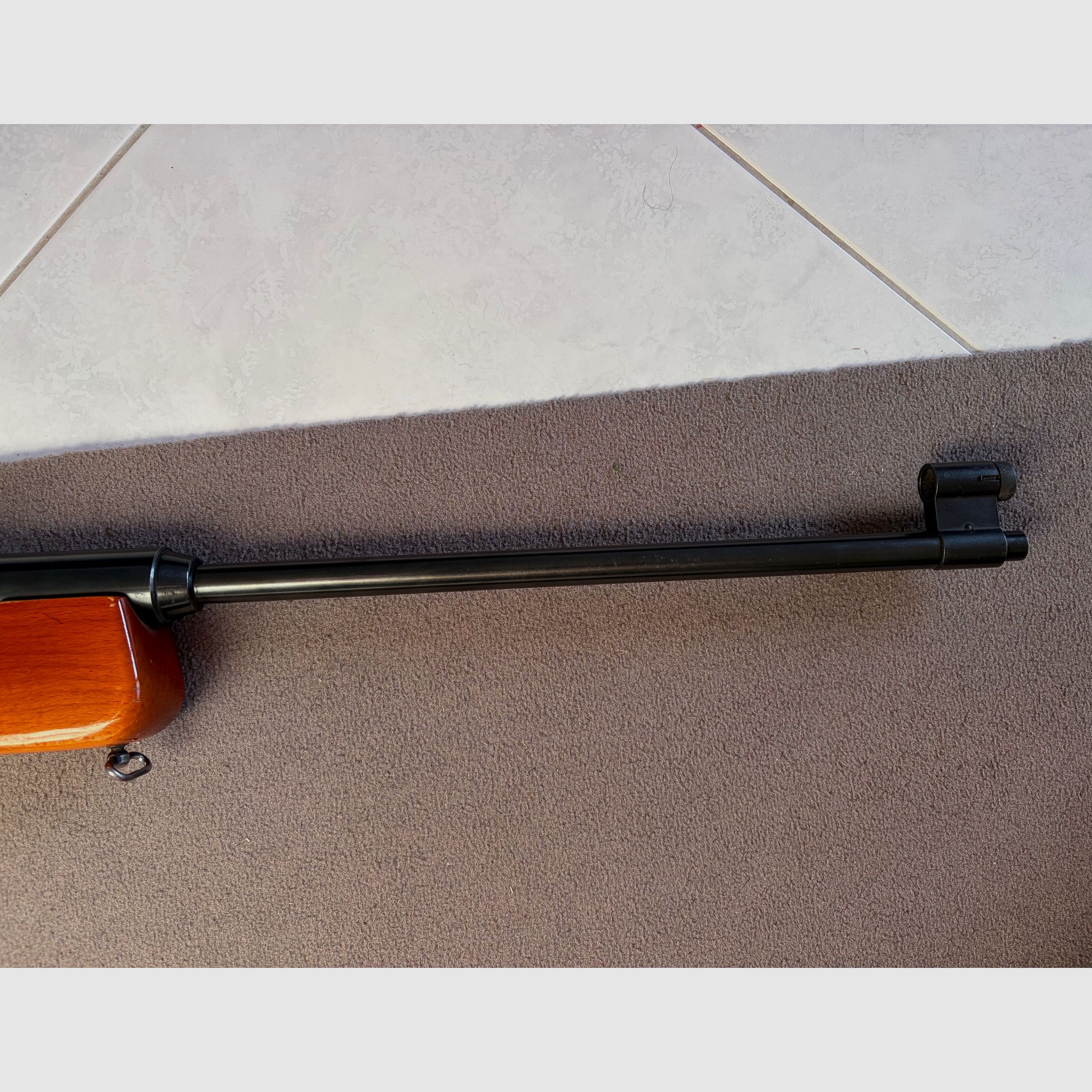 Schönes Luftgewehr Haenel 312 Seitenlader