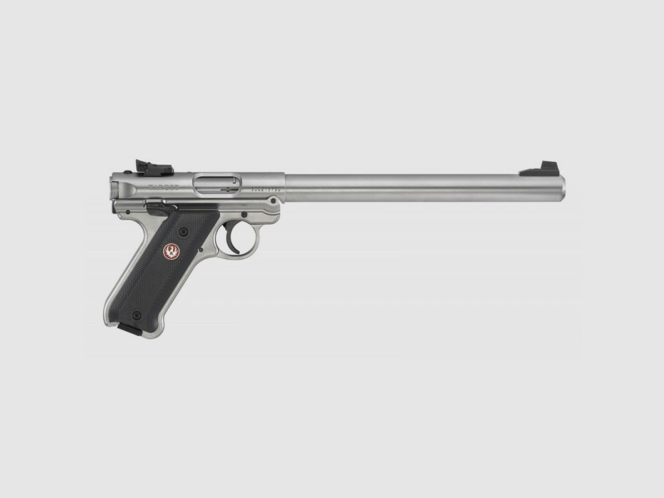 Pistola Ruger, Mark IV Target, .22 LR, acciaio inossidabile satinato, 10", 10 colpi