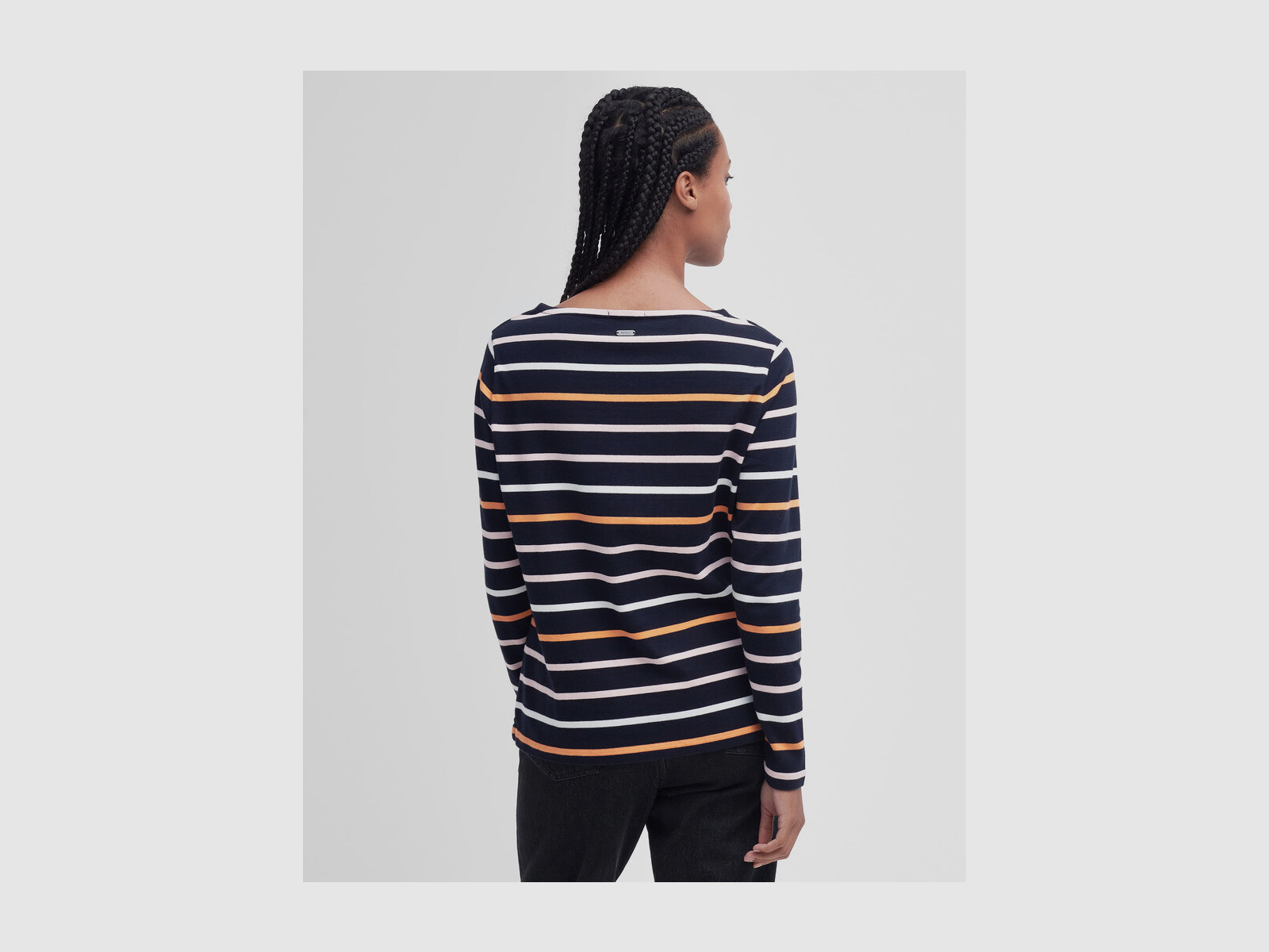 BARBOUR Streifenshirt Hawkins Navy Stripe