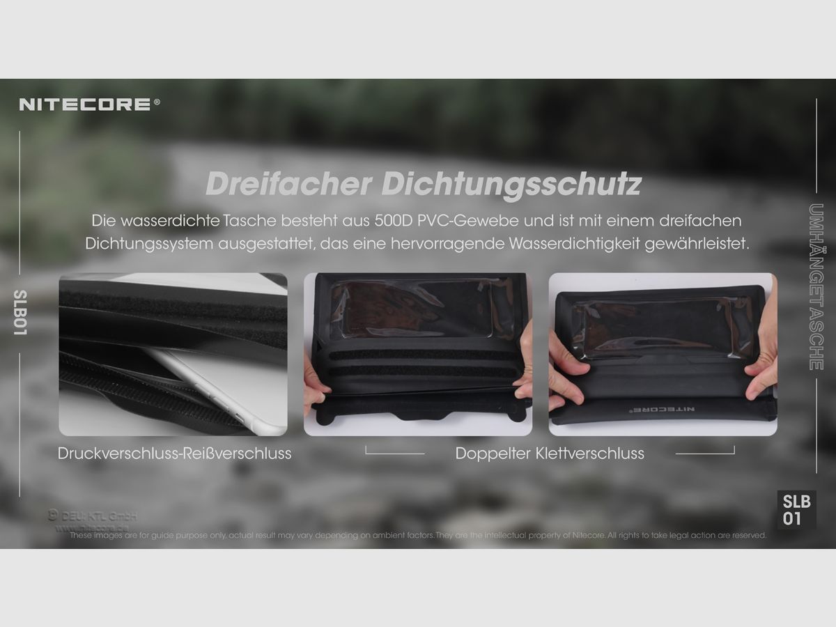 Nitecore SLB01 - Slingbag, wasserdicht, Bild 6 von 10