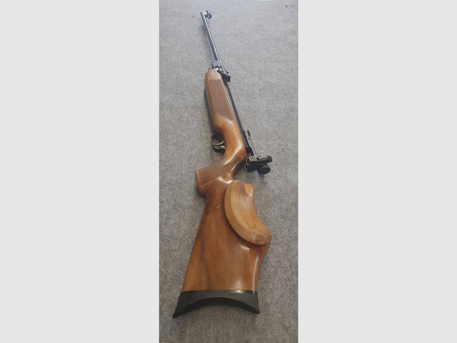 Sehr altes Weihrauch HW55 T  mit Tiroler Walnussschaft Knicker Luftgewehr  ohne F-Zeichen aus den 60iger Jahren cal. 4,5mm Diabolo