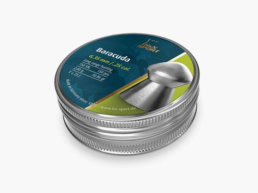 H&N BARACUDA 6,35MM 30.86gr 150 STUKS