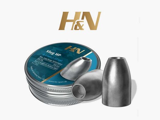 H&N Slug HP Pellets kal. 5,51 mm /.217″ – Blik met 200 pellets van 1,49 g.