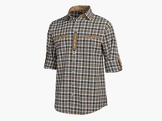 OS-Trachten Camicia a Maniche Lunghe da Uomo