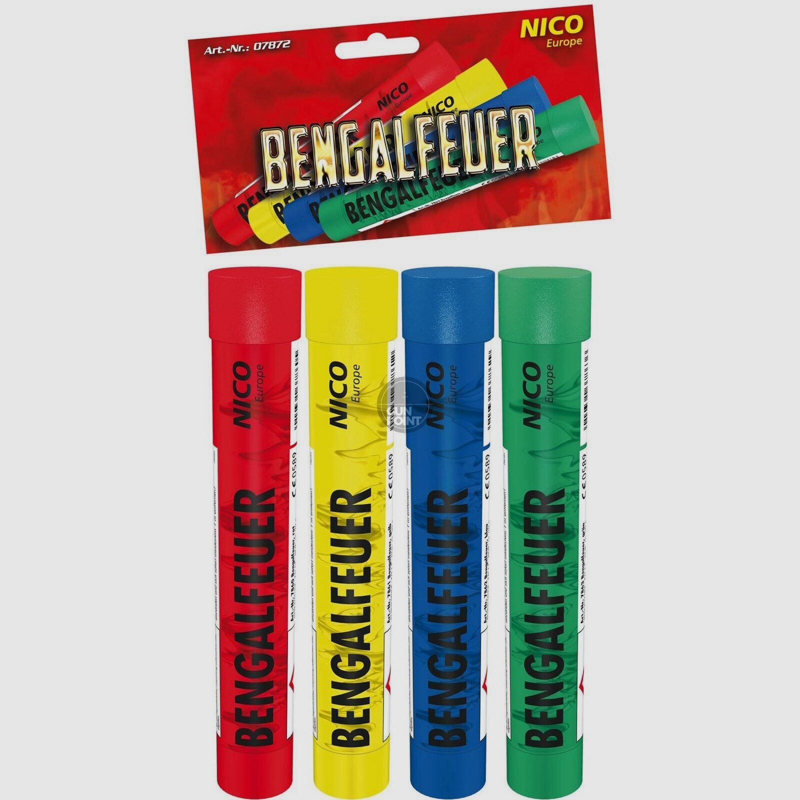 Nico Pyro Bengalfeuer 4er Set - versch. Farben