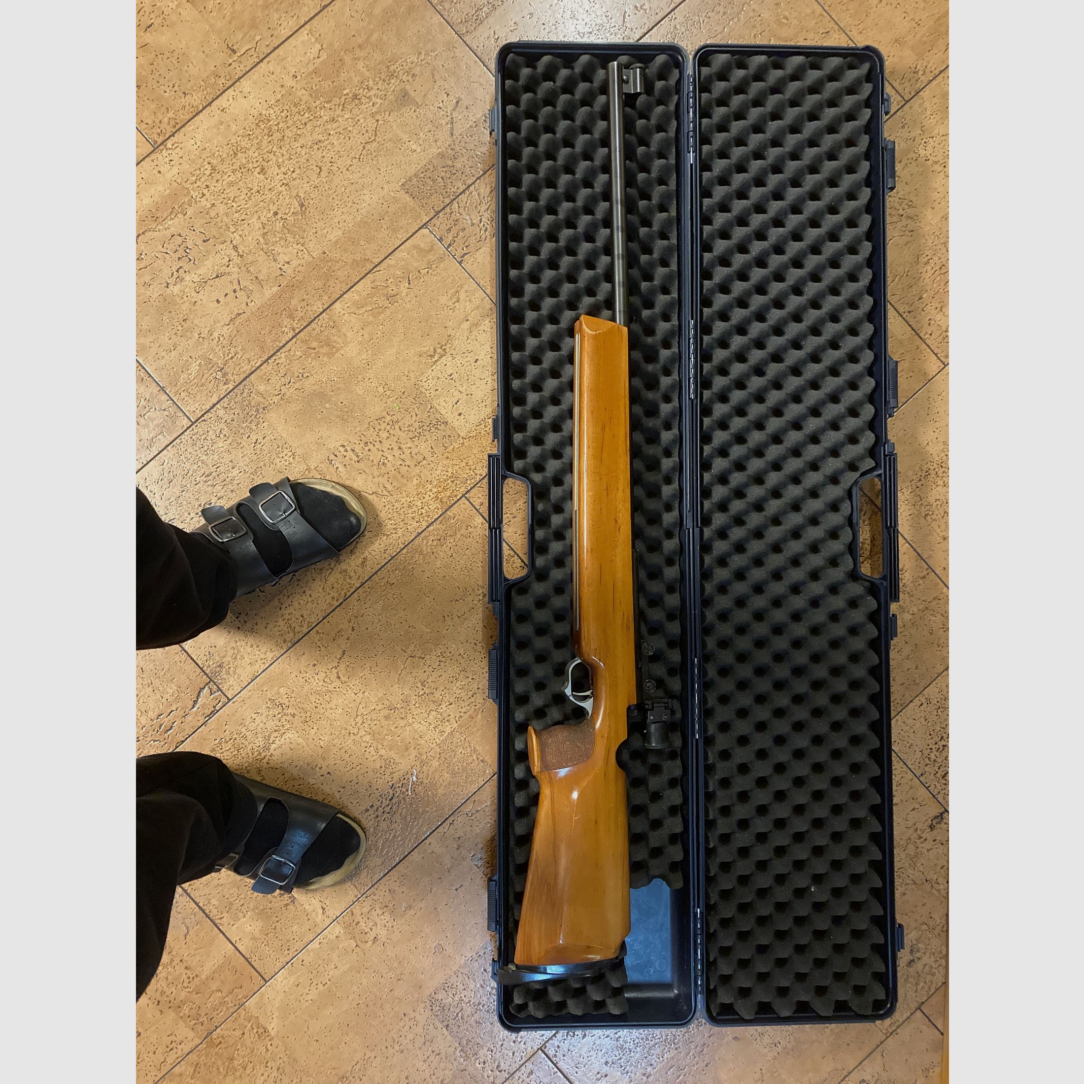 Haenel single-shot M150 standard in .22 caliber with diopter