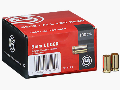 Geco Hülsen 9mm Para 1000 Stück #2318130