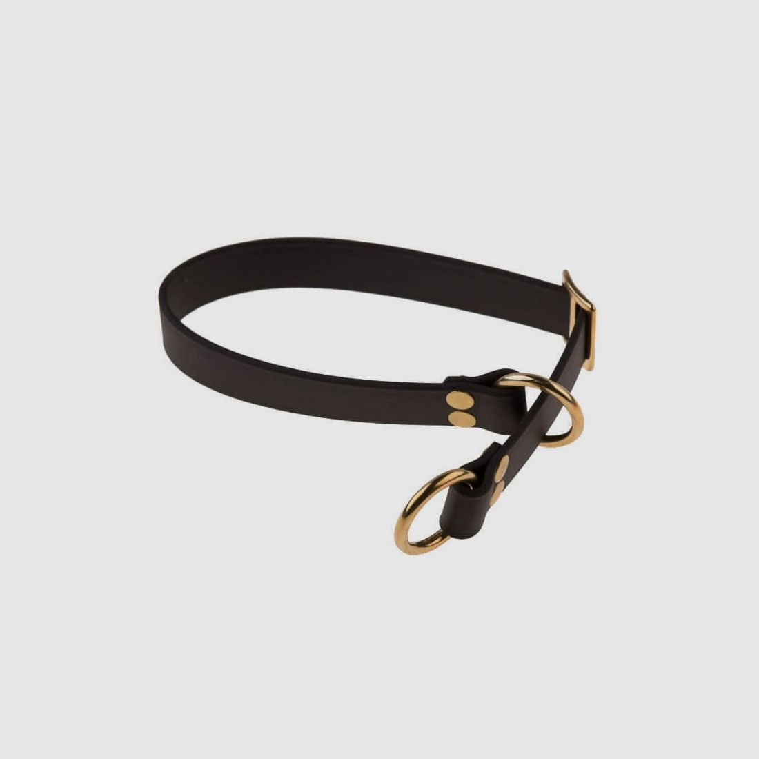 Rüdemeister - Zug-Stopp Halsband Premium BioThane 25 mm