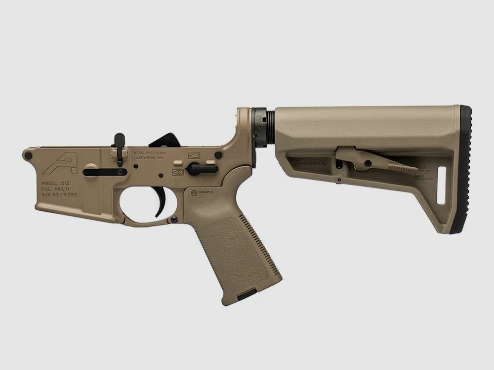 AERO PRECISION AR15 G2 Complete MOE & SL-K Lower Receiver FDE, image 1 sur 2