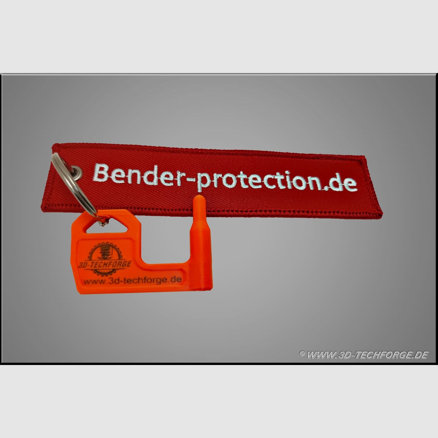 3D-TechForge Safety Flag – Universelle Signal-Kammerfahne mit Laser-Gravur & Textilfahne
