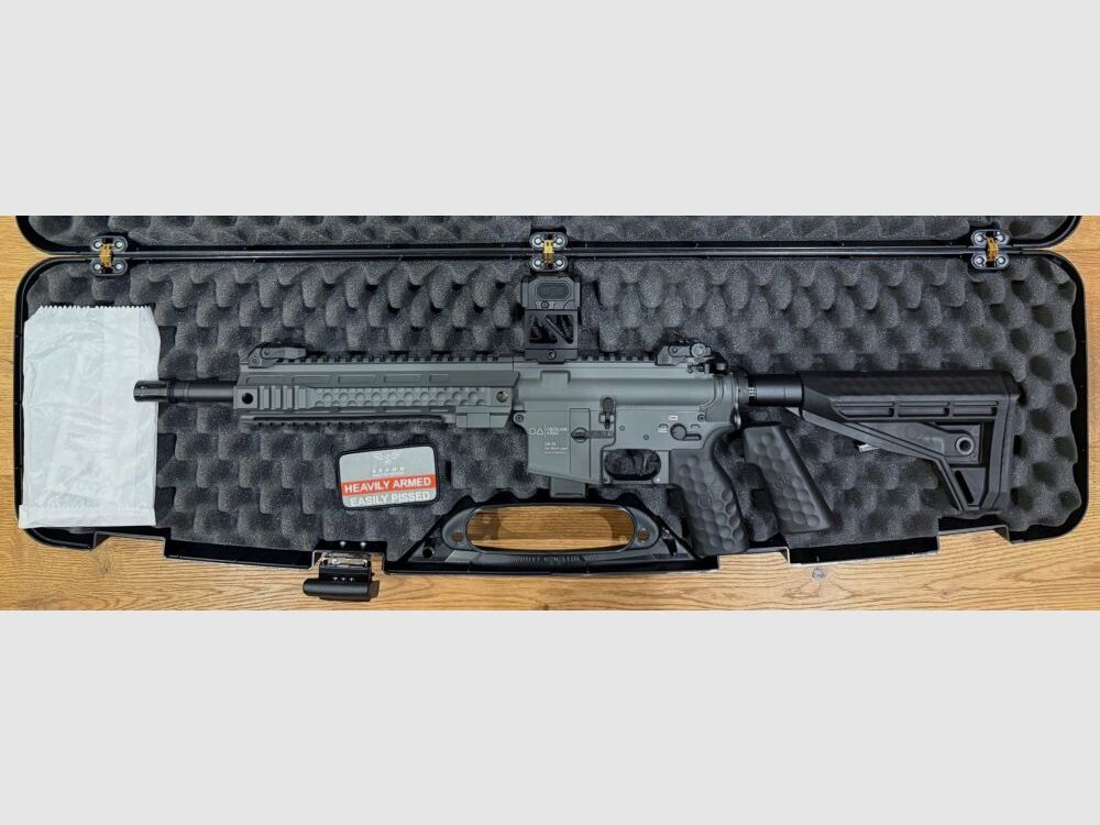 Oberland Arms OA-15 PR M9 SHORT, 12" in battleship grey