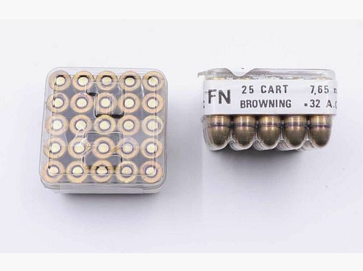 FN Fabrique Nationale Luik Pistoolmunitie 7,65mm Browning/.32ACP