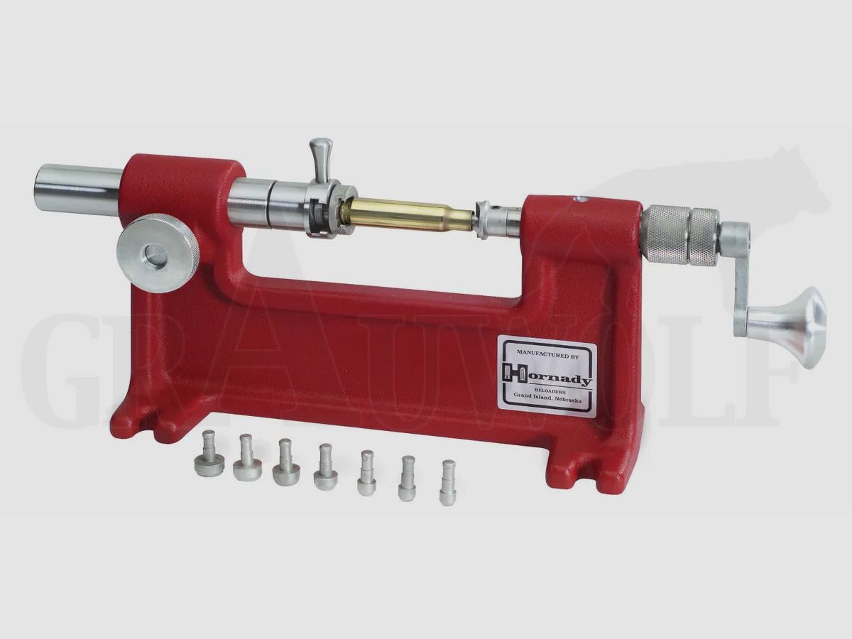 Hornady Cam Lock Hülsentrimmer mit 7 Führungsdornen