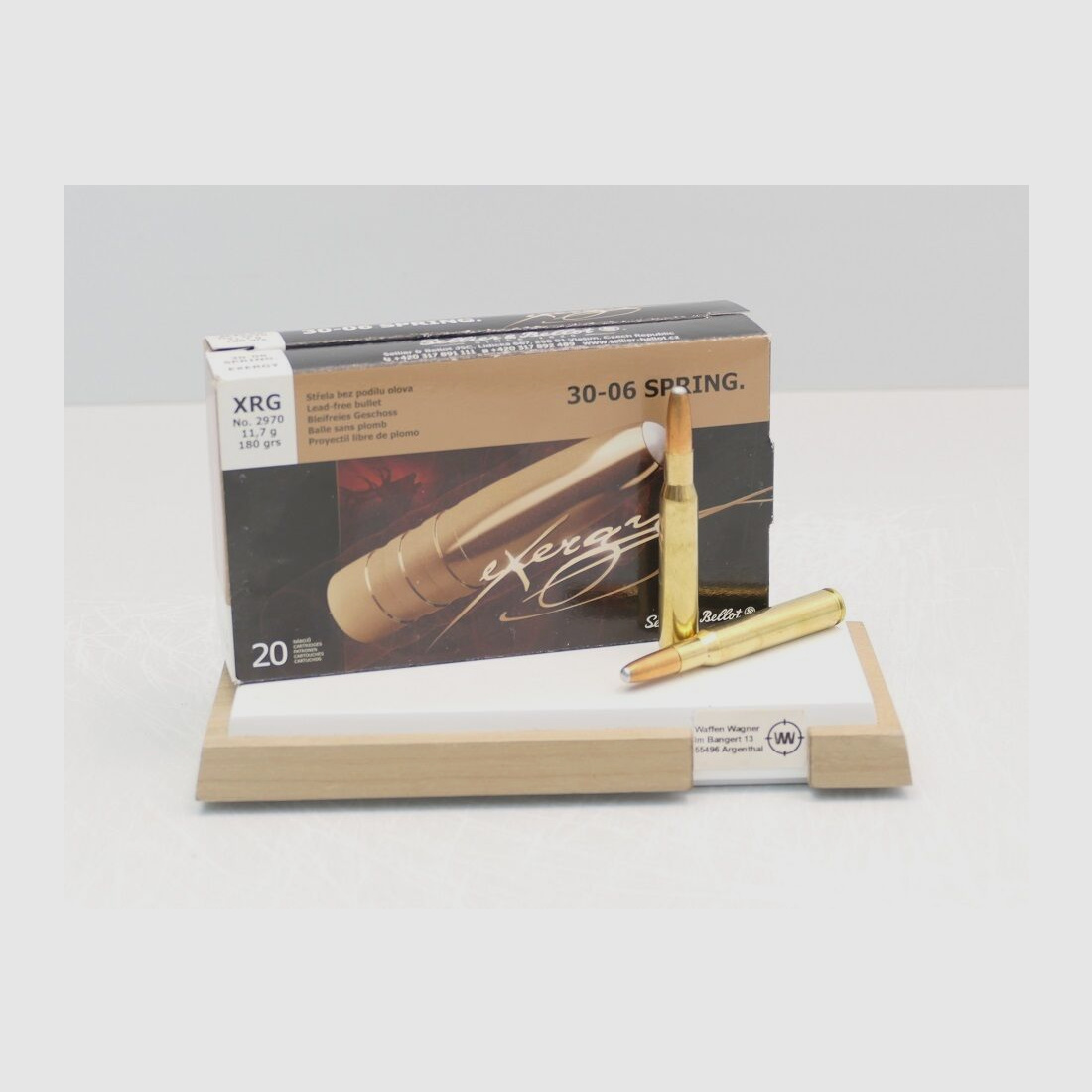 Sellier&Bellot XRG 180grs à20
