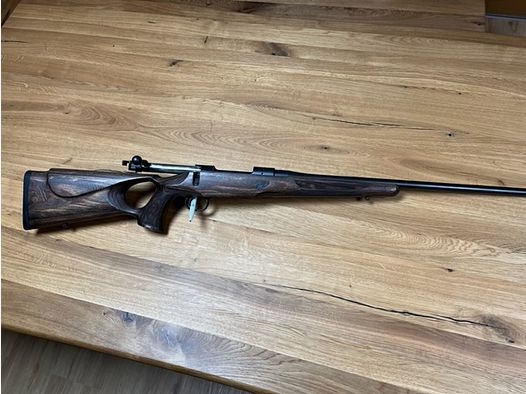 Mauser M 12 Max, Lochschaft, verstärkter Lauf, Lauf mit Mündungsgewinde 15x1, mit Handspanner Kaliber 30-06 Spring, Sonderpreis