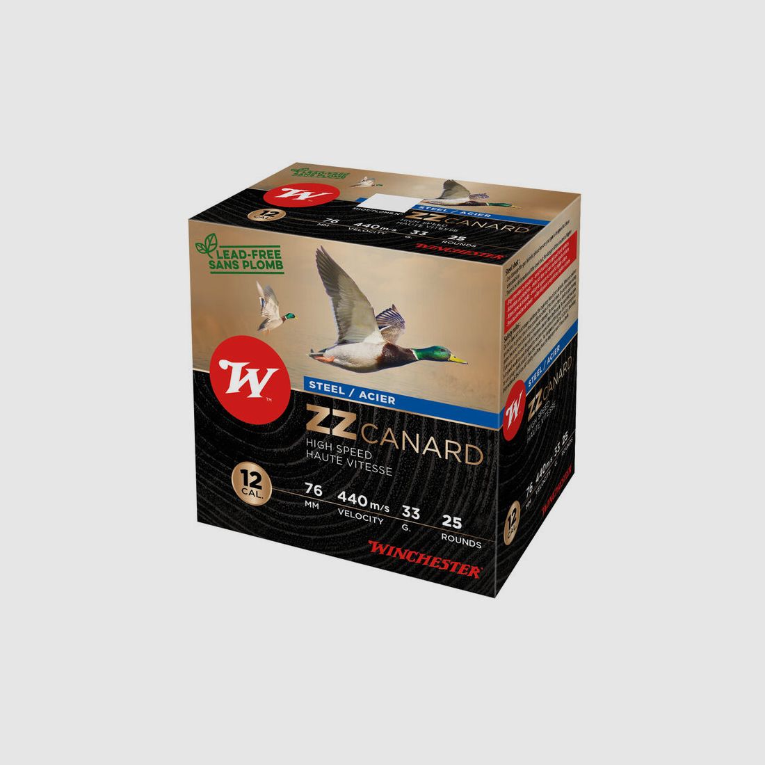 Winchester ZZ Canard Steel - Size 3 - 25 pcs