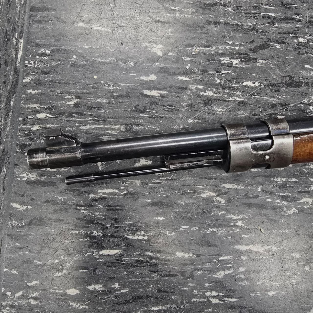 Gustloff Wehrsportgewehr – Calibre .22 lfb (cargador único)