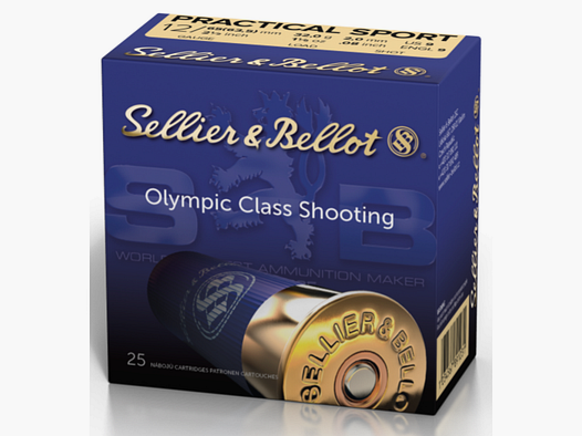 12/63,5 S&B PRACTICAL SPORT plastikowy kubek 3,0mm 32,0g opakowanie 25