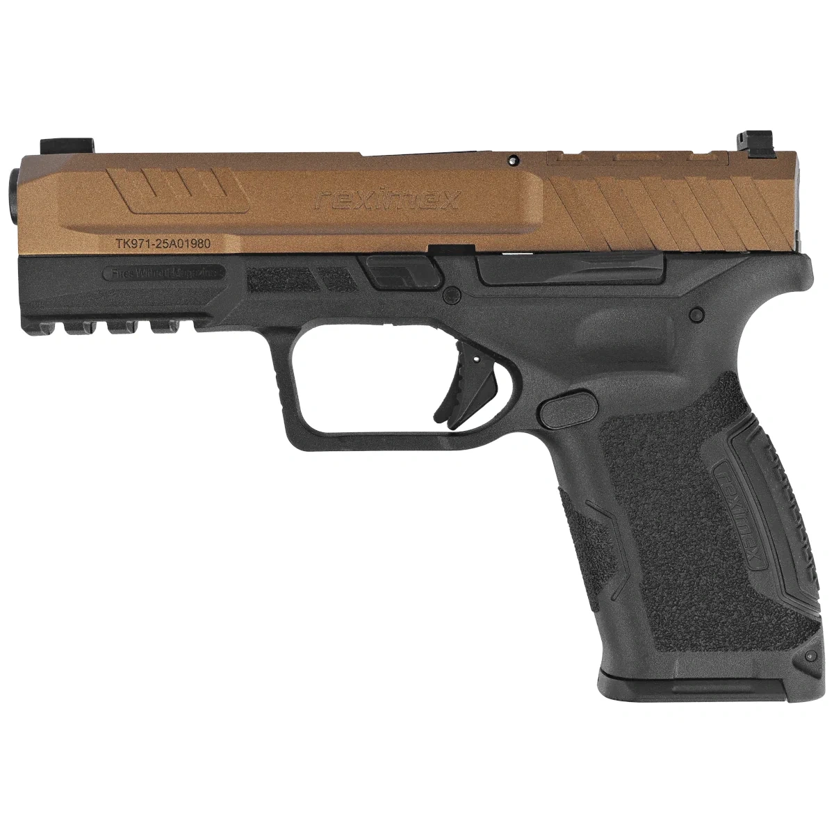 Pistole Reximex TRX9 DuoTone Midnight Bronze Kal. 9x19 mm