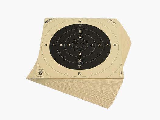 Target per pistola / calibro ridotto 26 x 26 cm - confezione da 50