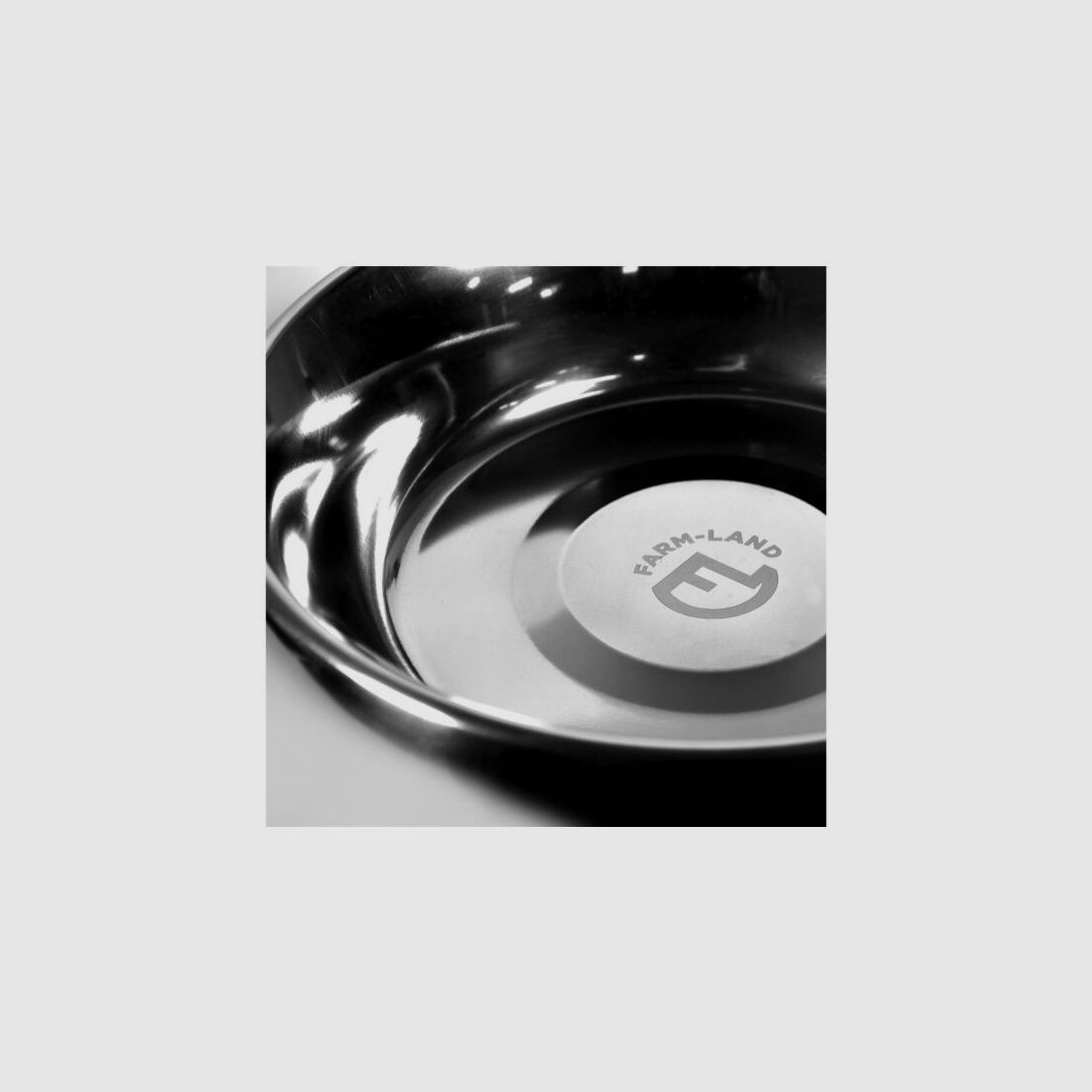 Farm-Land Hundenapf Edelstahl Antirutsch Basic 0,95 Liter / Ø 20 cm